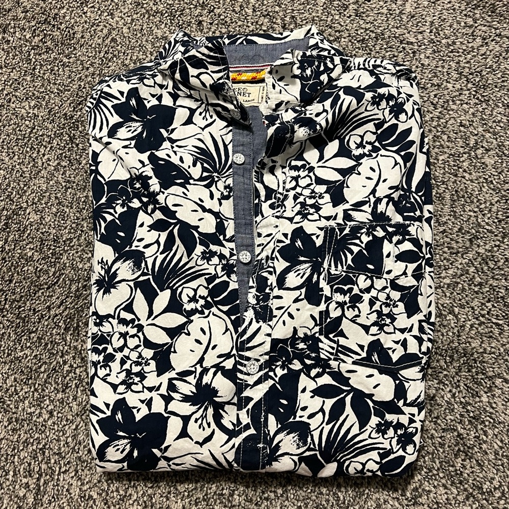 Tropical Hawaiian Shirt Mens